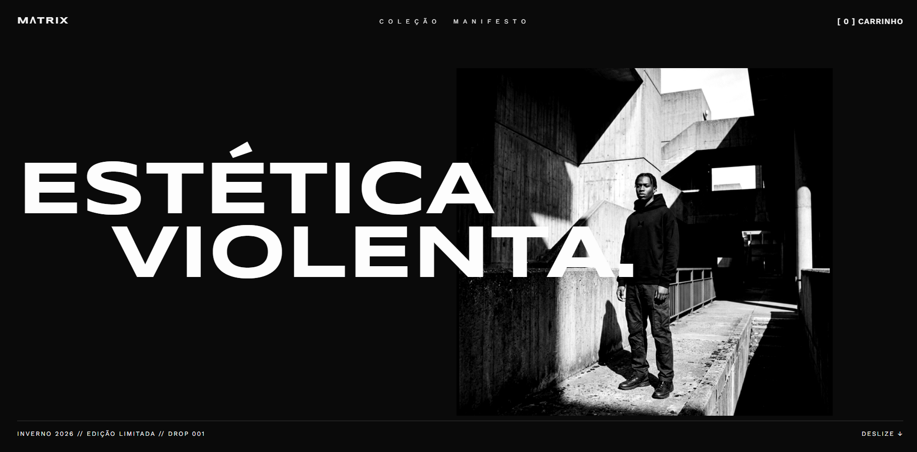 Matrix E-commerce Design Showcase